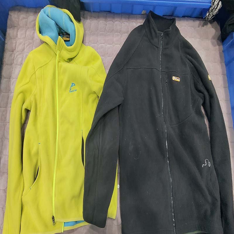 used clothes Gender double sided fleece sportswear high quality elastic sports gym sweatpants women