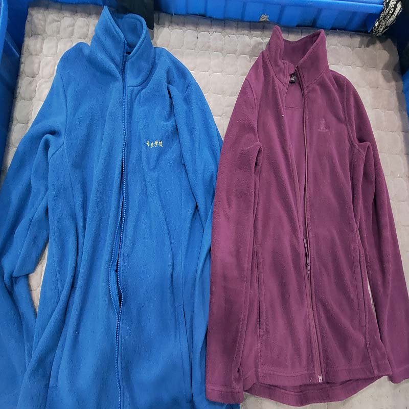 used clothes Gender double sided fleece sportswear high quality elastic sports gym sweatpants women