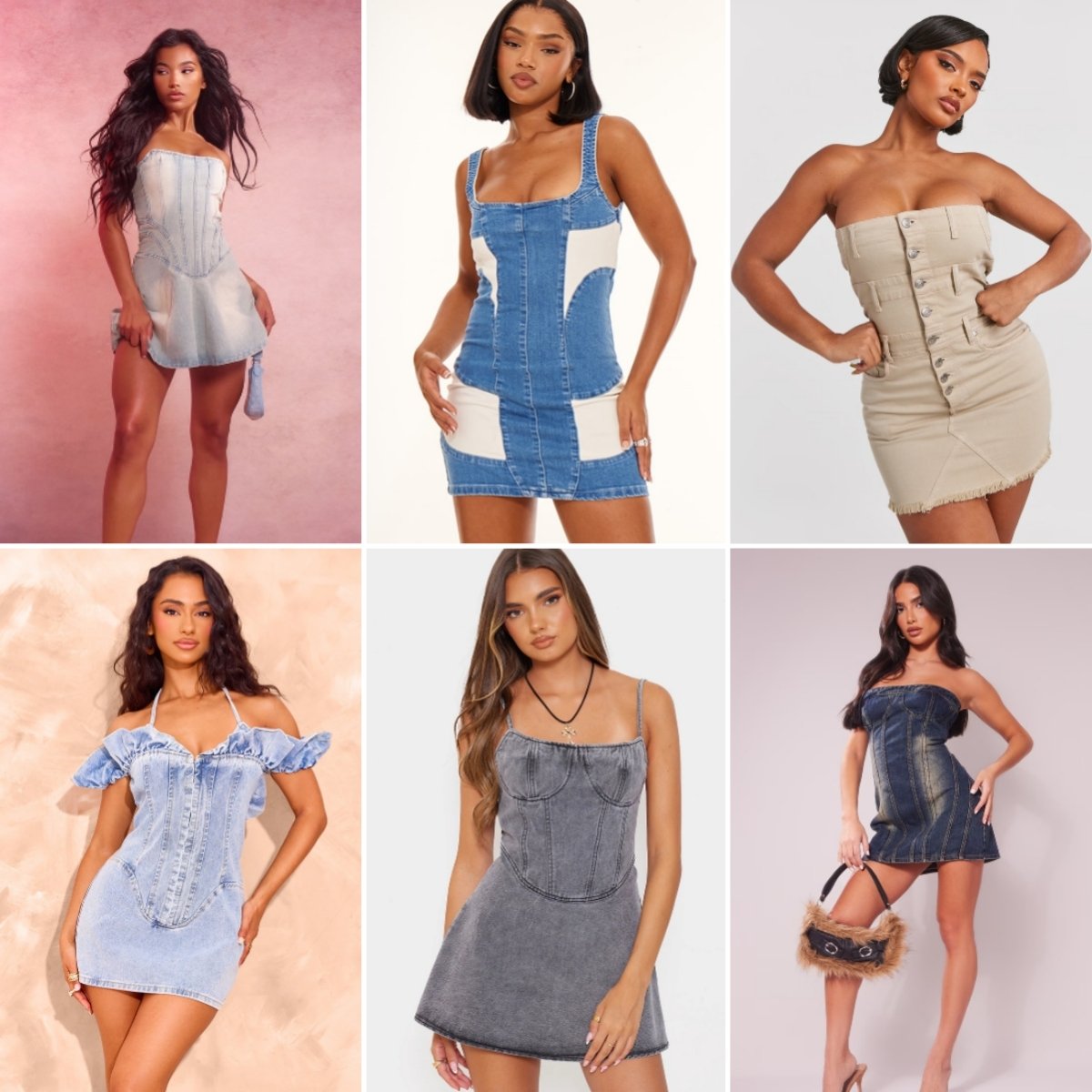 Second Hand Clothing Girl And Women Wear Jeans Skirt Denim Strap Used Dress