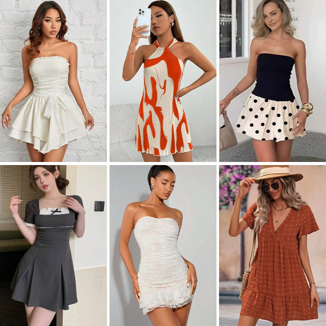 2022 Clearance Women's clothes wholesale casual dresses T-shirts mixed packaging random delivery stock clothing
