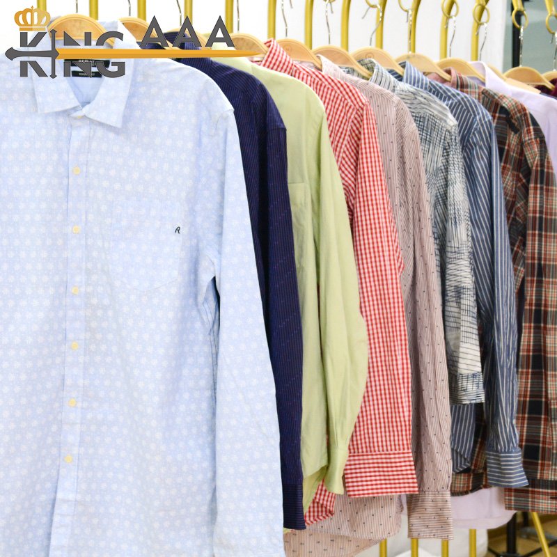Korea Used clothes men shirt vip bales supplier ukay high quality 100kg in bulk