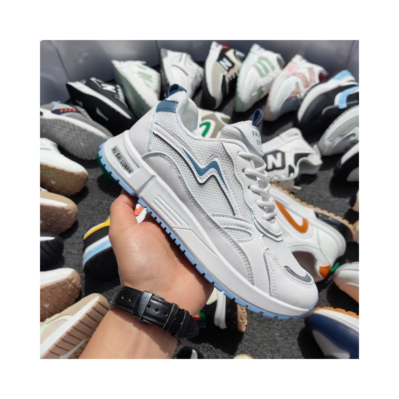 Cheap Quality Bale Ladies Sports Shoes Sack, Shoes New Bale Branded Original Shoes Stock