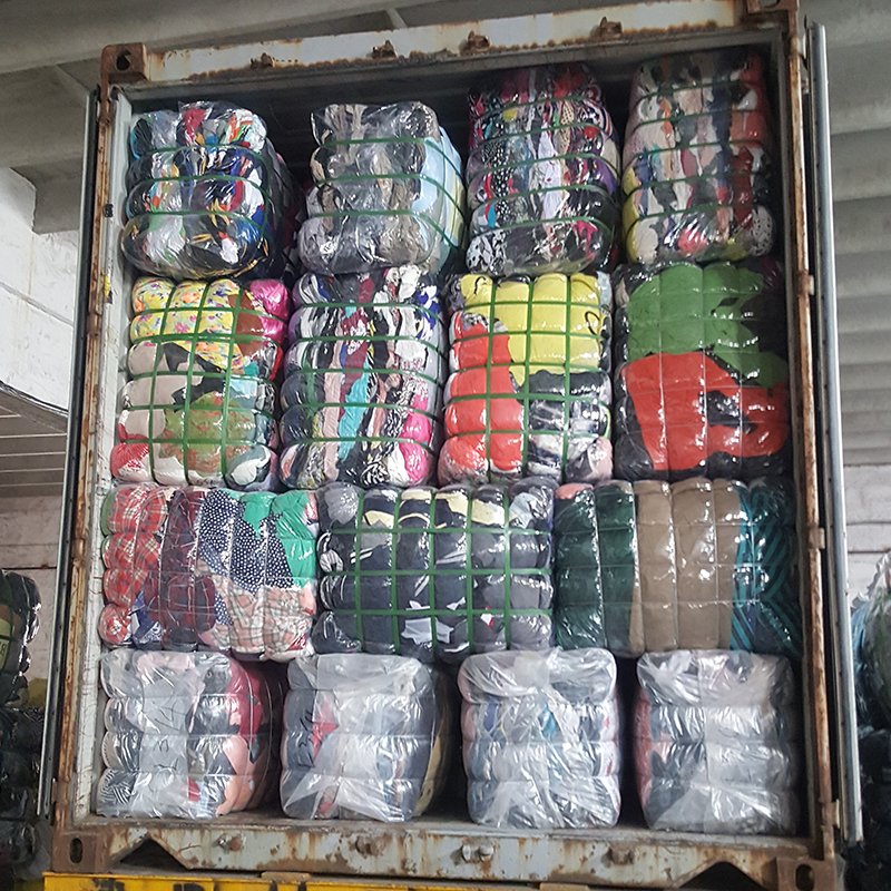 Fashion clean cheap second hand clothing used children clothes bales 50kg 100kg