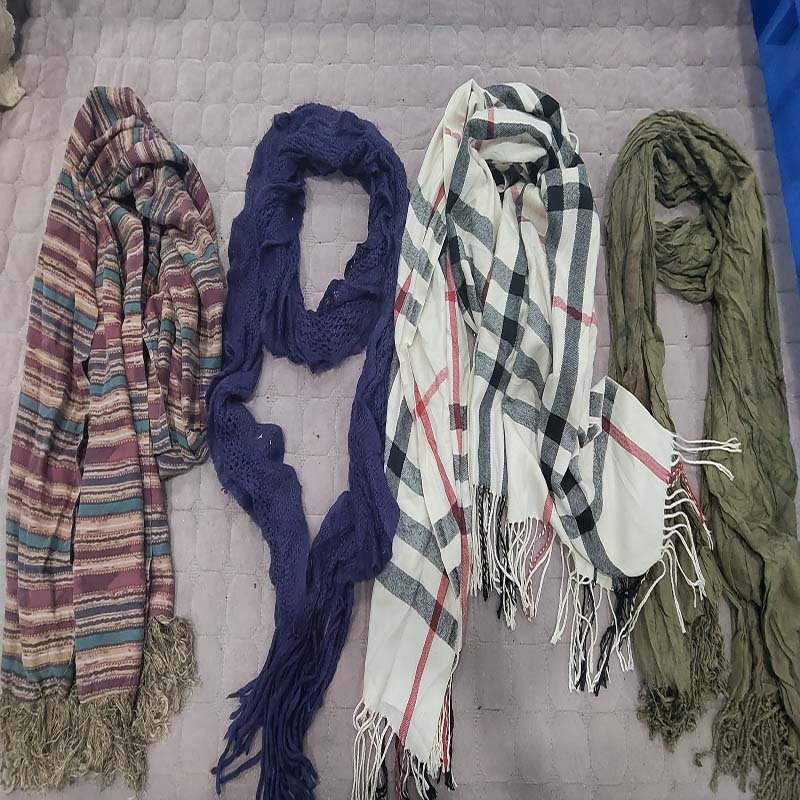 Factory Direct used clothes bales Warm Soft Neck Scarves Ladies Winter Scarf for Women and men