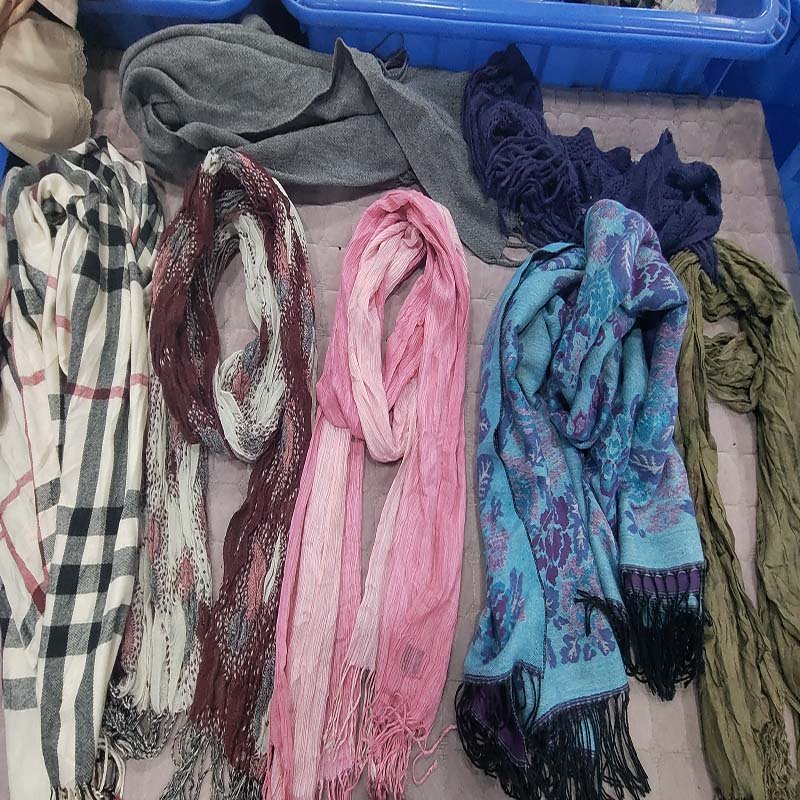 Factory Direct used clothes bales Warm Soft Neck Scarves Ladies Winter Scarf for Women and men