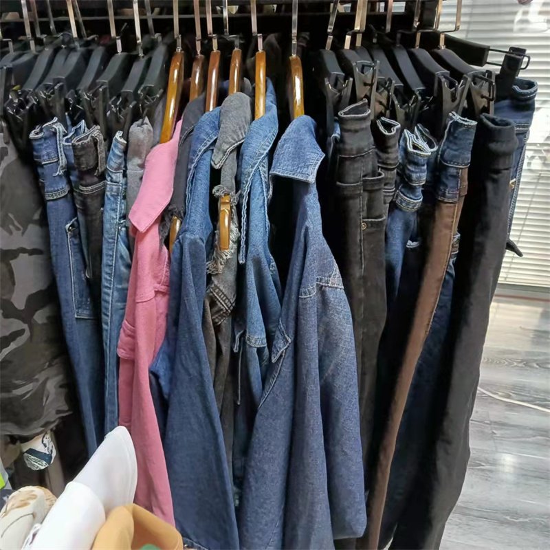 Good Quality Europe Used Clothes Long Worsted Coat Used Brand Clothes For Woman