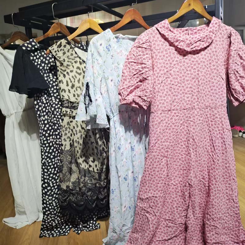 Good Quality Europe Used Clothes Long Worsted Coat Used Brand Clothes For Woman