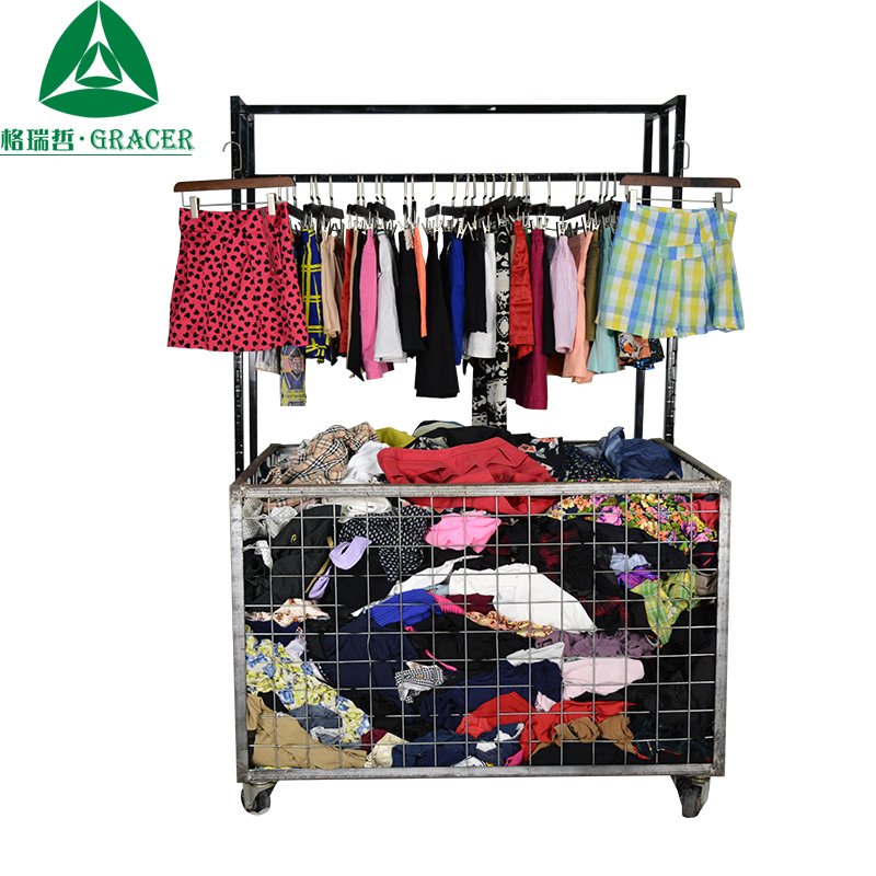 Second Hand Clothes Bale Used Clothing in South Korea Ladies Cotton Skirt Used Clothes in KG