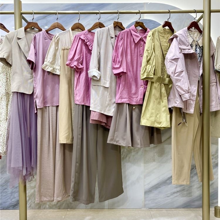 2024 Wholesale Cheap Summer Brand Women's Wear Mixed Used Dress Stock