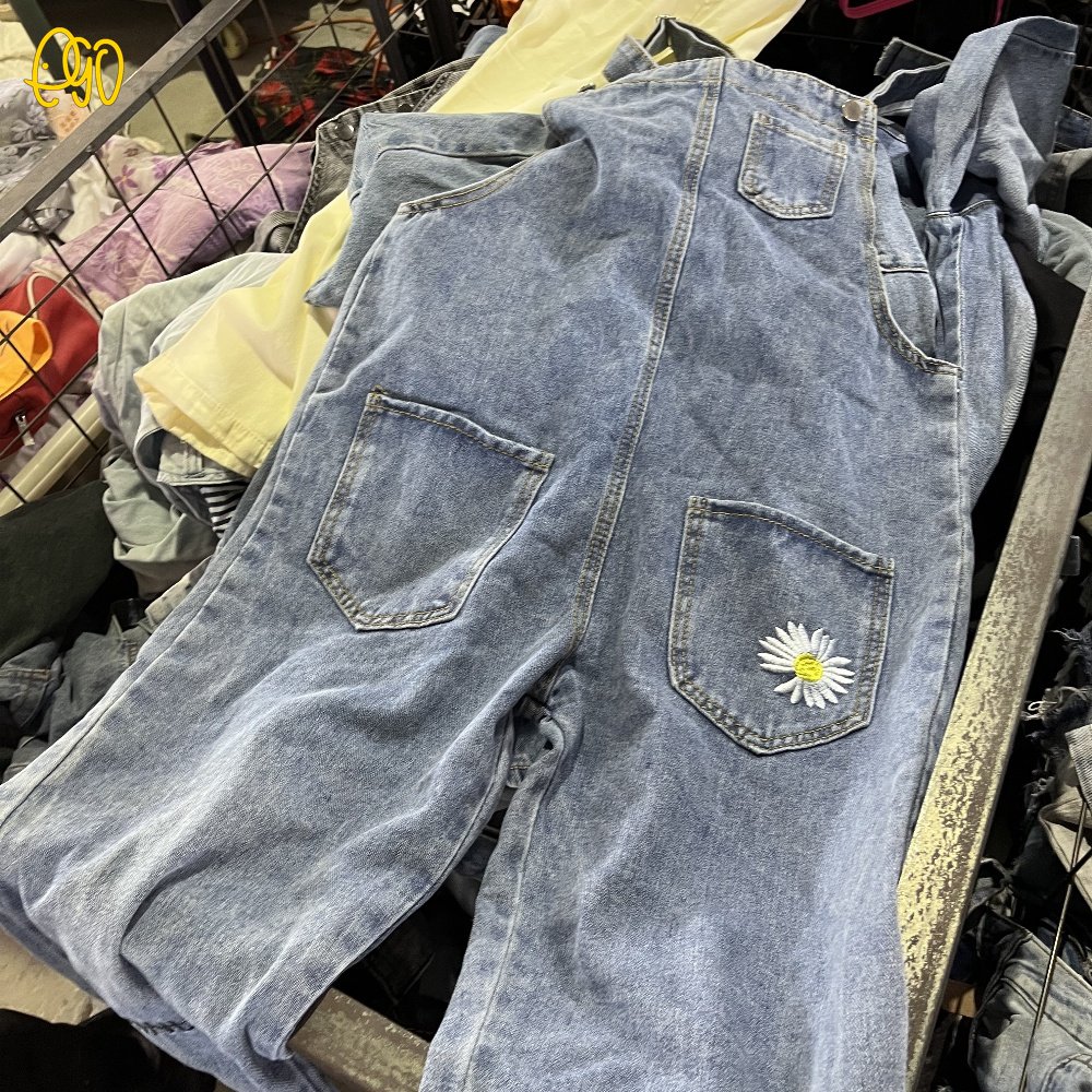 Thrift Store Girl Clothes Used Clothes Casual Denim Pants Second Hand Clothes Jeans For Lady