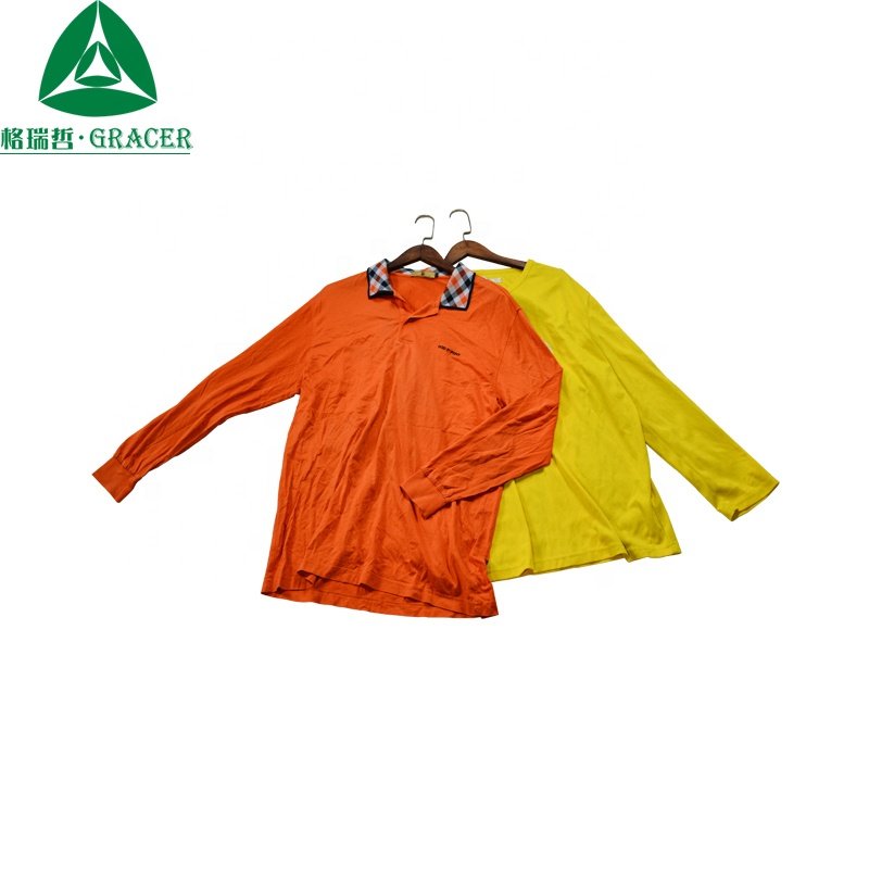 Second hand t shirt bulk wholesale clothing used clothes from korea