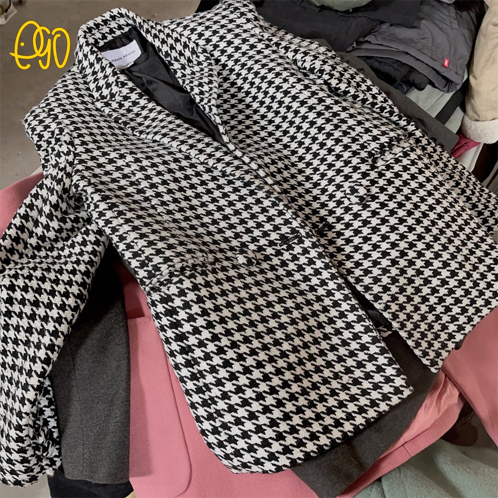 High Quality Fashion Overcoat Used Clothing Wholesale Recycling Used Clothes Bales Secod Hand Lady Overcoat Clothes