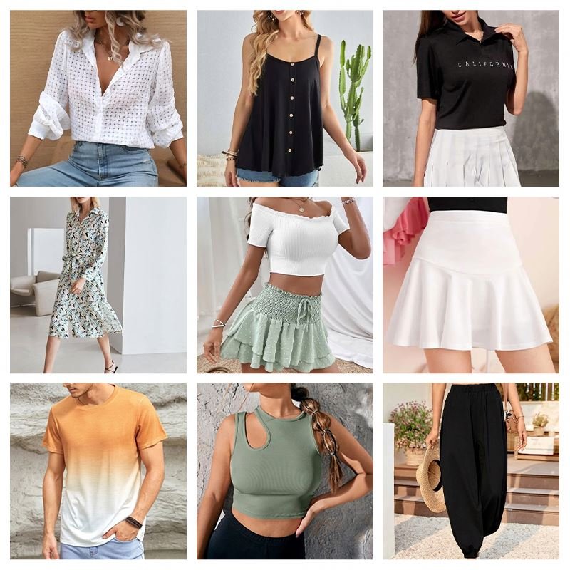 1.2 to 5.99 Original Miscellaneous Women Men Mix Clothes Dress Top T-shirt Children Jean Pants Sweatshirt Swimsuit Clothing