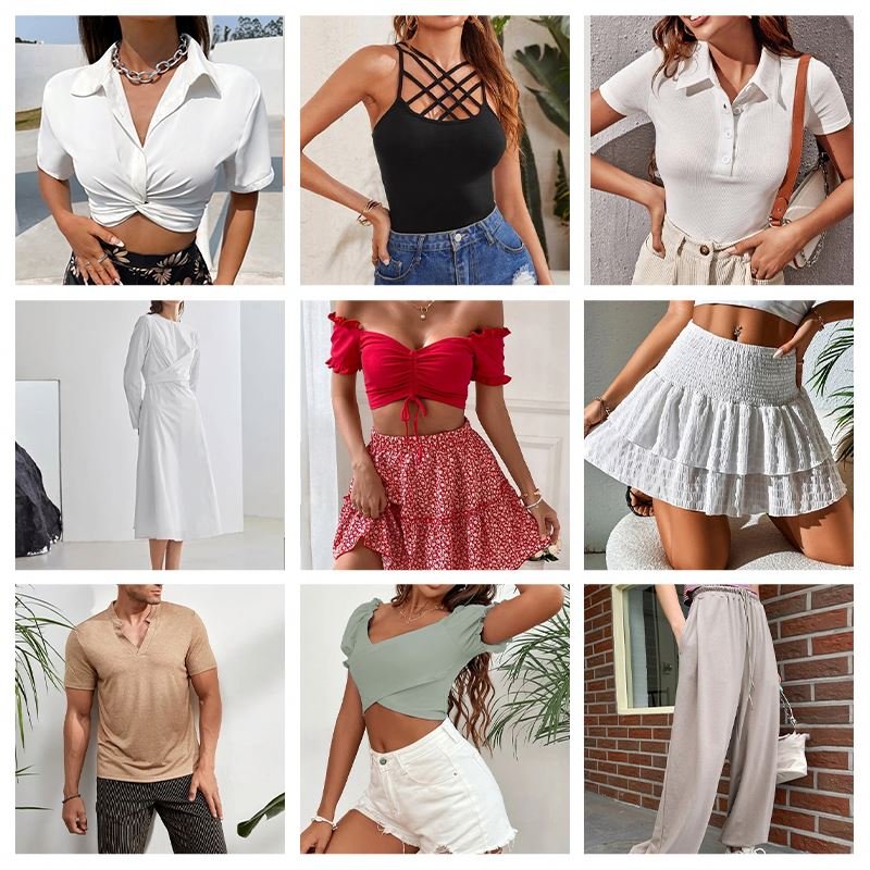 1.2 to 5.99 Original Miscellaneous Women Men Mix Clothes Dress Top T-shirt Children Jean Pants Sweatshirt Swimsuit Clothing