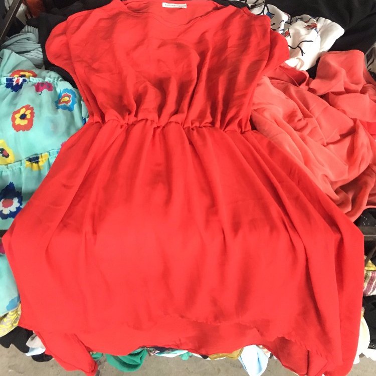 Import container of used clothes