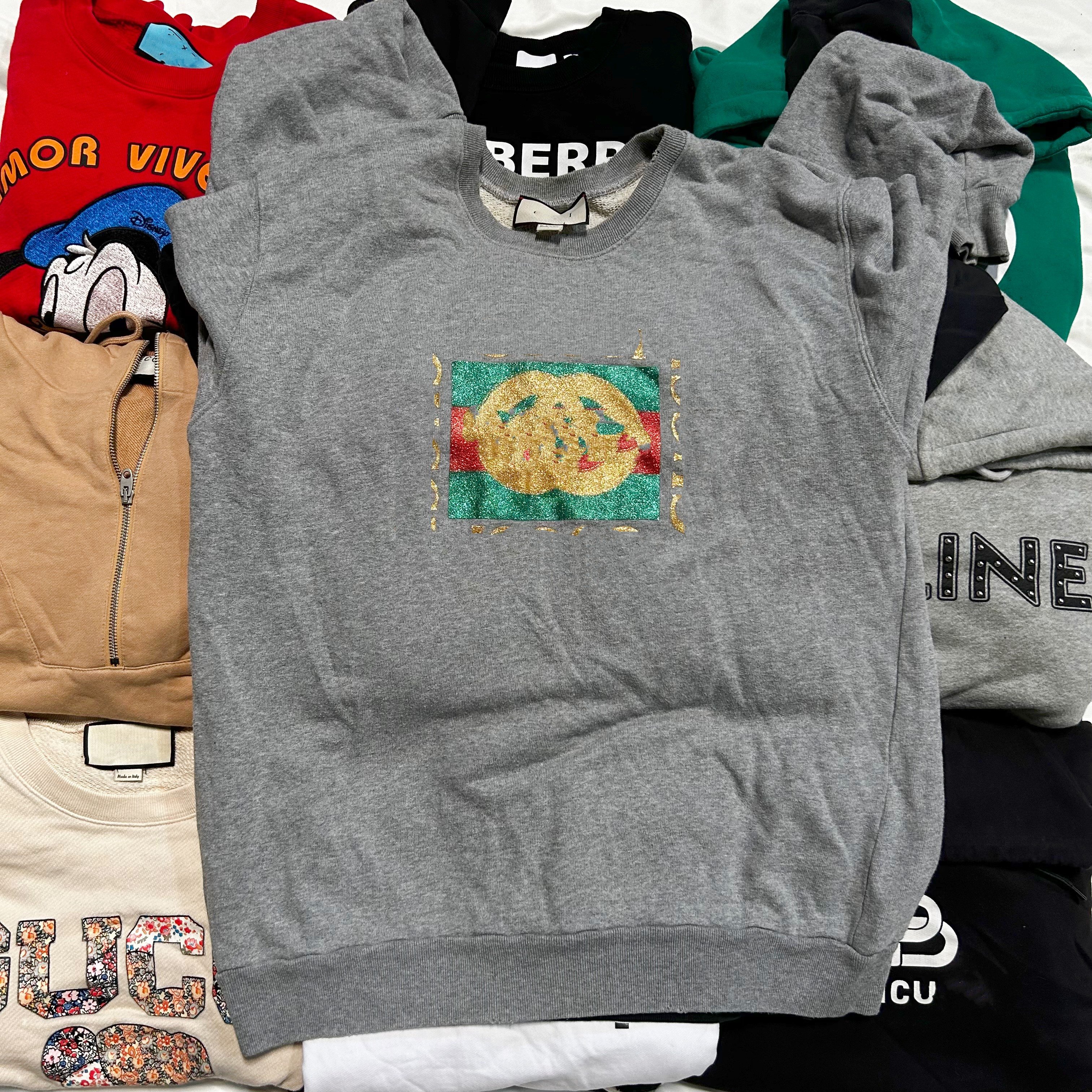 S05 wholesale used branded clothes second hand luxury brand hoodies ukay bales sweaters mixed jacket