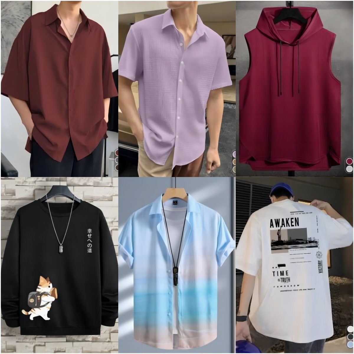 Clearance of Men's Used Summer POLO Shirt Logo Embroidered Pure Cotton Men's POLO T-shirt Inventory Randomly Shipped