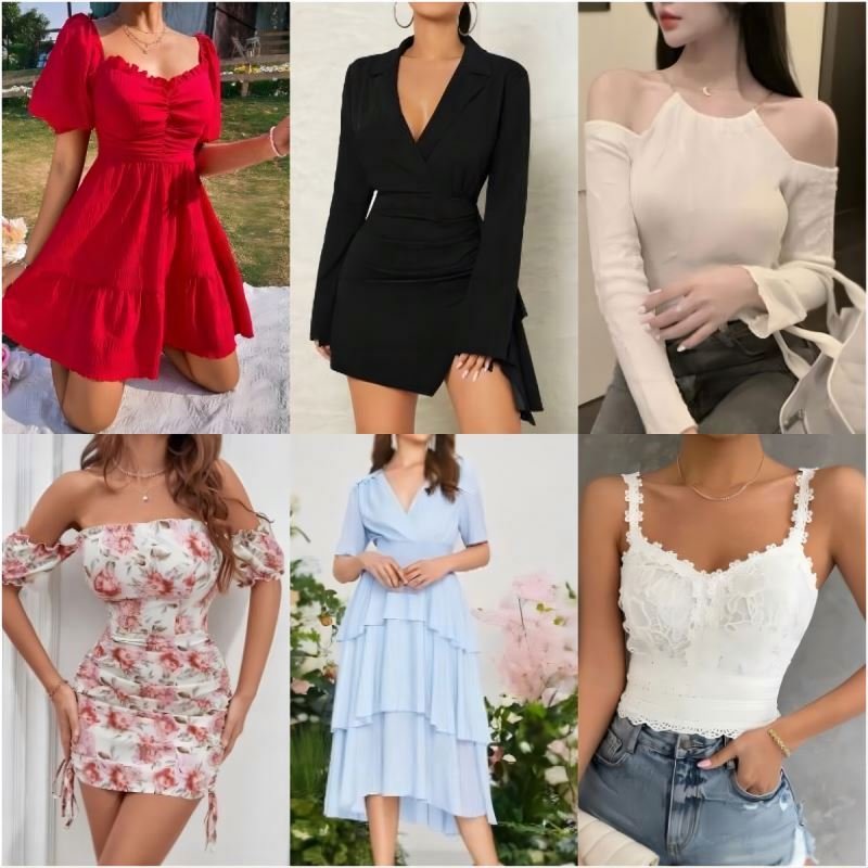 Used Women's Clothes Wholesale Casual Dresses Summer Used Clothing Bales Mixed Clothing Woman Blouse Second Hand Branded Stock