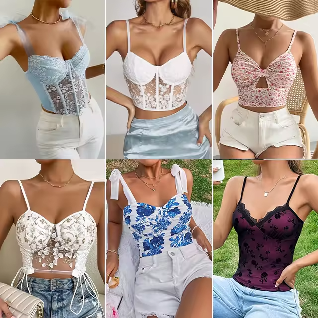 WO Stock dresses tops T-shirts pants Mix and match products, brand new and used clothes Packages mixed Clothing
