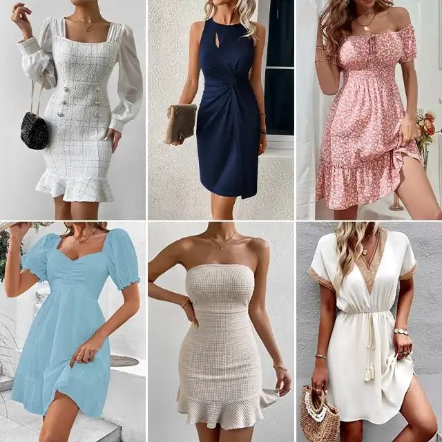 Used clothes for womens Clothes Dress Stock Swimsuit Bulk Clothes Tops Bale apparel stock Casual Dresses