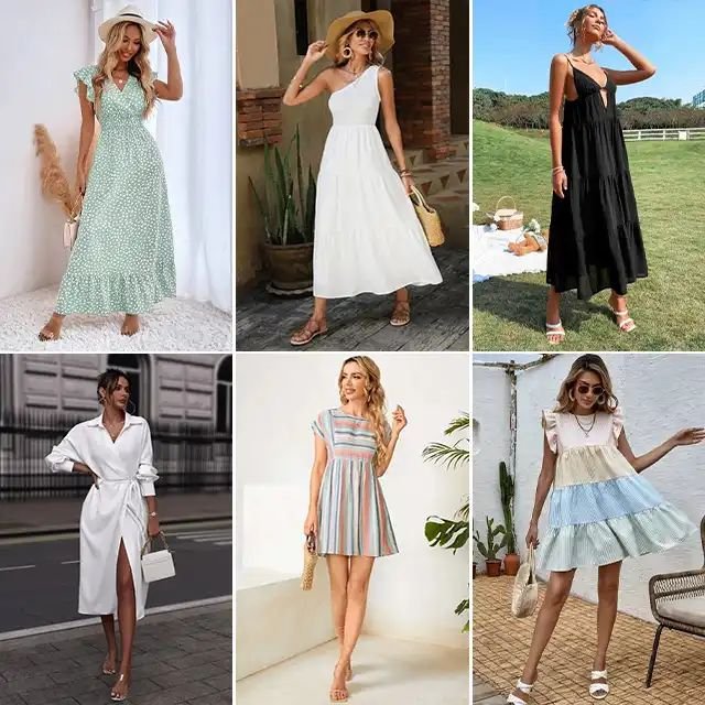 Used clothes for womens Clothes Dress Stock Swimsuit Bulk Clothes Tops Bale apparel stock Casual Dresses