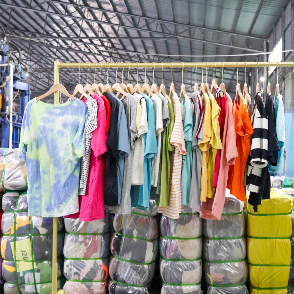 sexy lady tees factory bulk ladies tshirt summer used clothes in bale 40kg beavip women tee bales blouse assorted bulk clothes