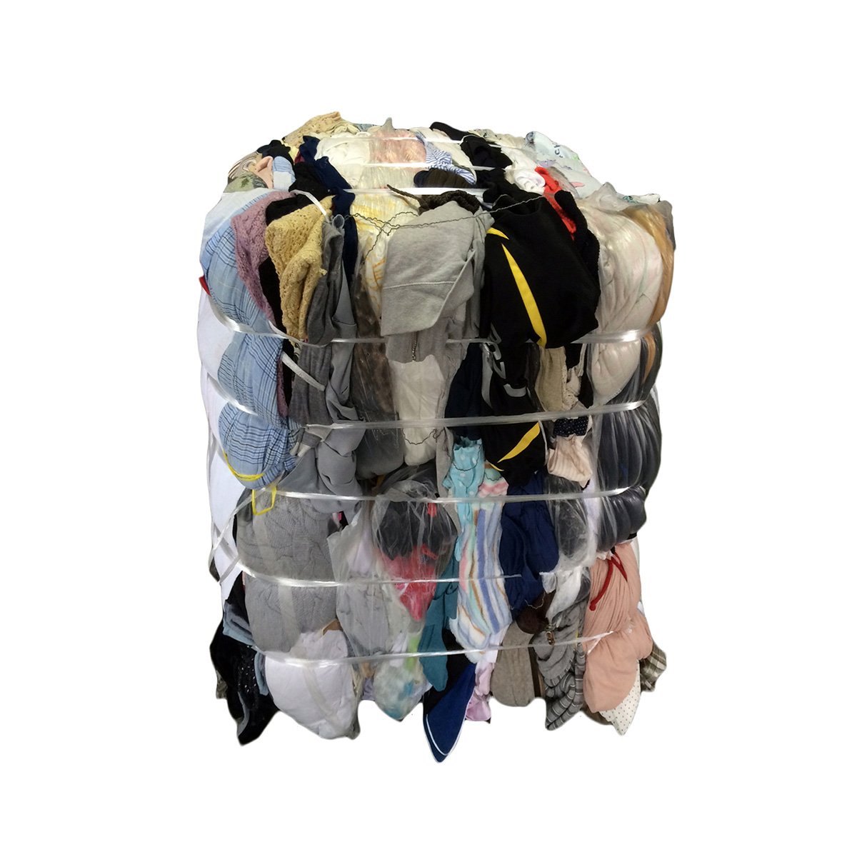 Unsorted used clothes