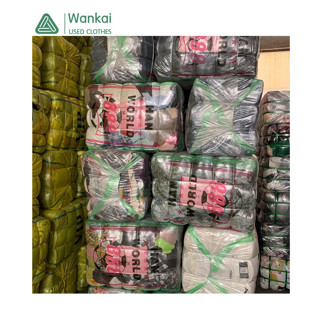 2021 Good Branded Bale Secondhand Clothing Bulk, Mixed Package Korean Bales Mixed Used Clothing 45Kg