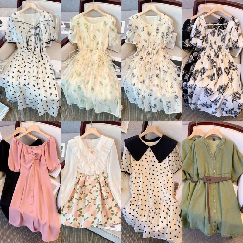 Summer Used Clothes Women Mixed Second Hand Clothes Low Price Sale Women Dress