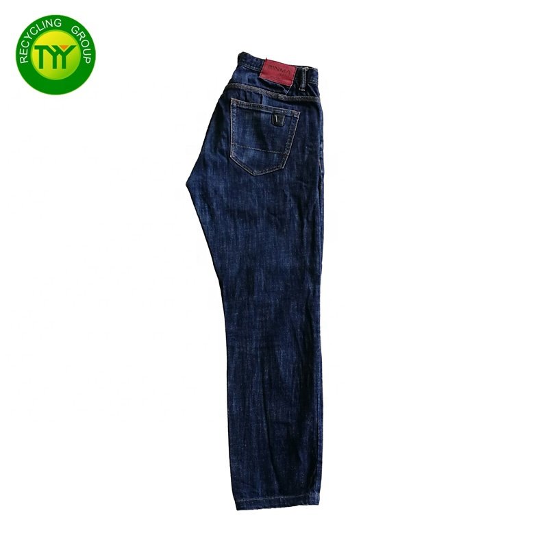 Second Hand Used Men Jeans Pants Wholesale Thrift Bales Casual Class A Mixed Used Clothes