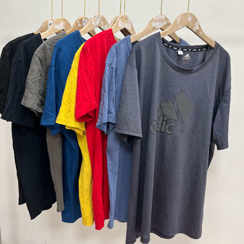 High quality summer second hand clothes wholesale used clothing branded Men's T-Shirts bales used clothes