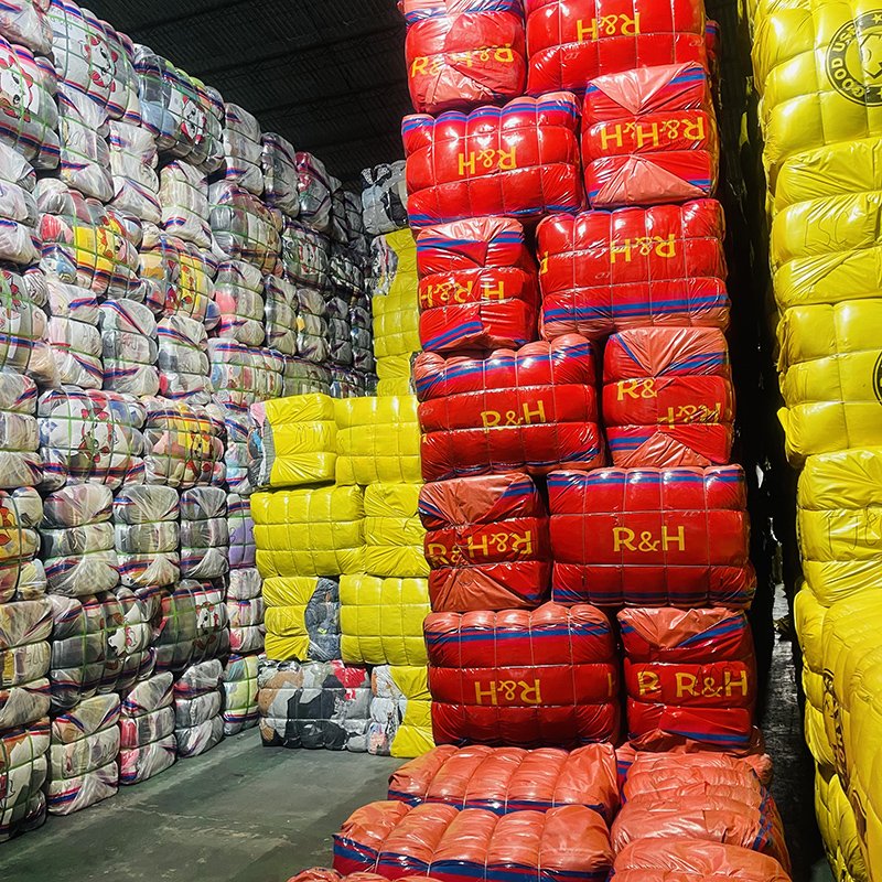 High quality summer second hand clothes wholesale used clothing branded Men's T-Shirts bales used clothes