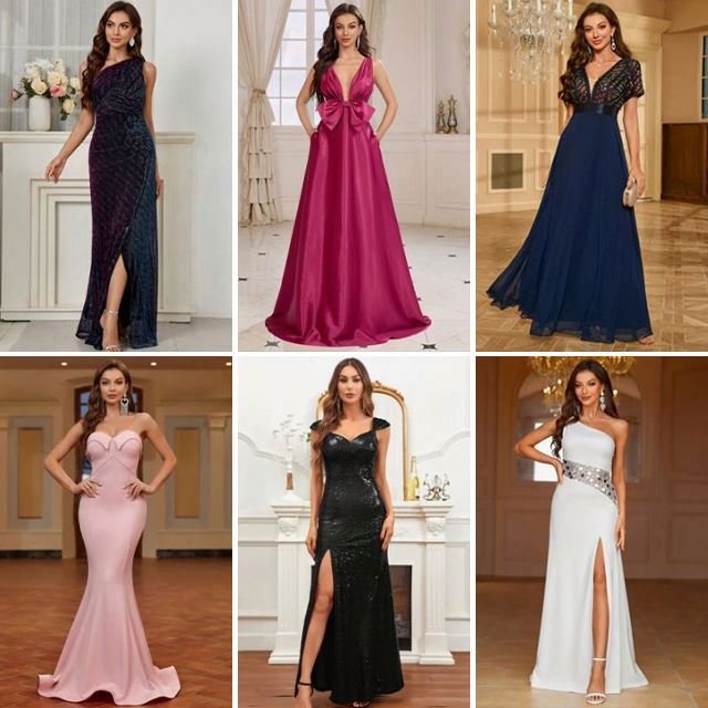 Wholesale High Quality Used Clothing Second Hand Ladies Dress Fashion Ladies Silk Long Dresses Bales Thrift For Women