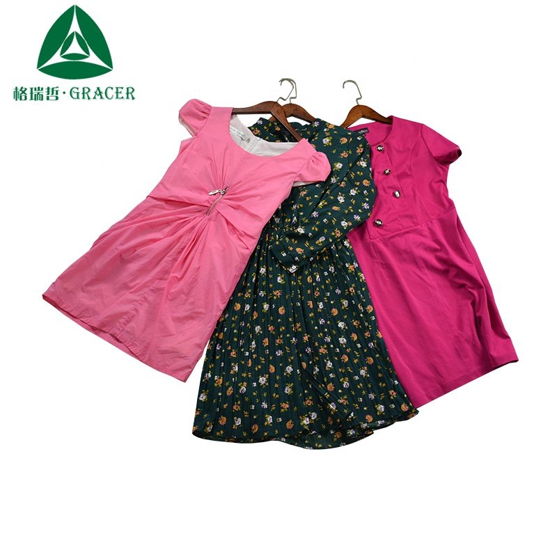 second-hand clothes Ladies Cotton Dress used clothes wholesale new york
