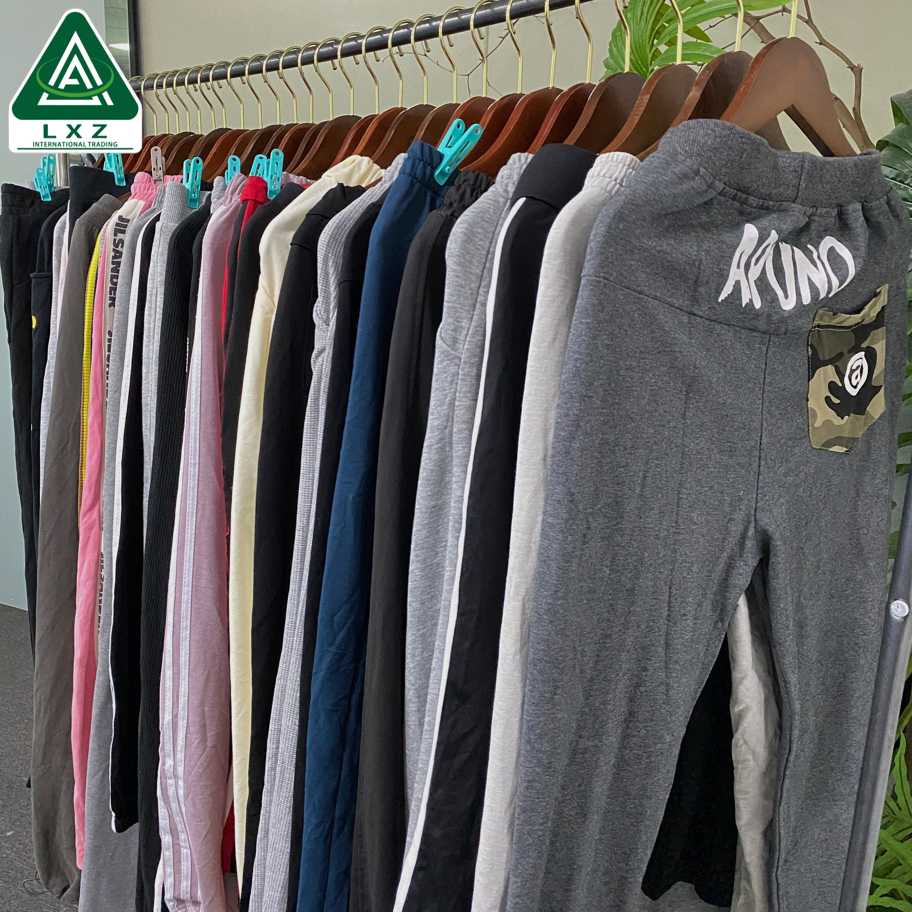 LXZ Cotton Sport Pants Second Hand Clothes Bales From China Bales Used Clothes Branded
