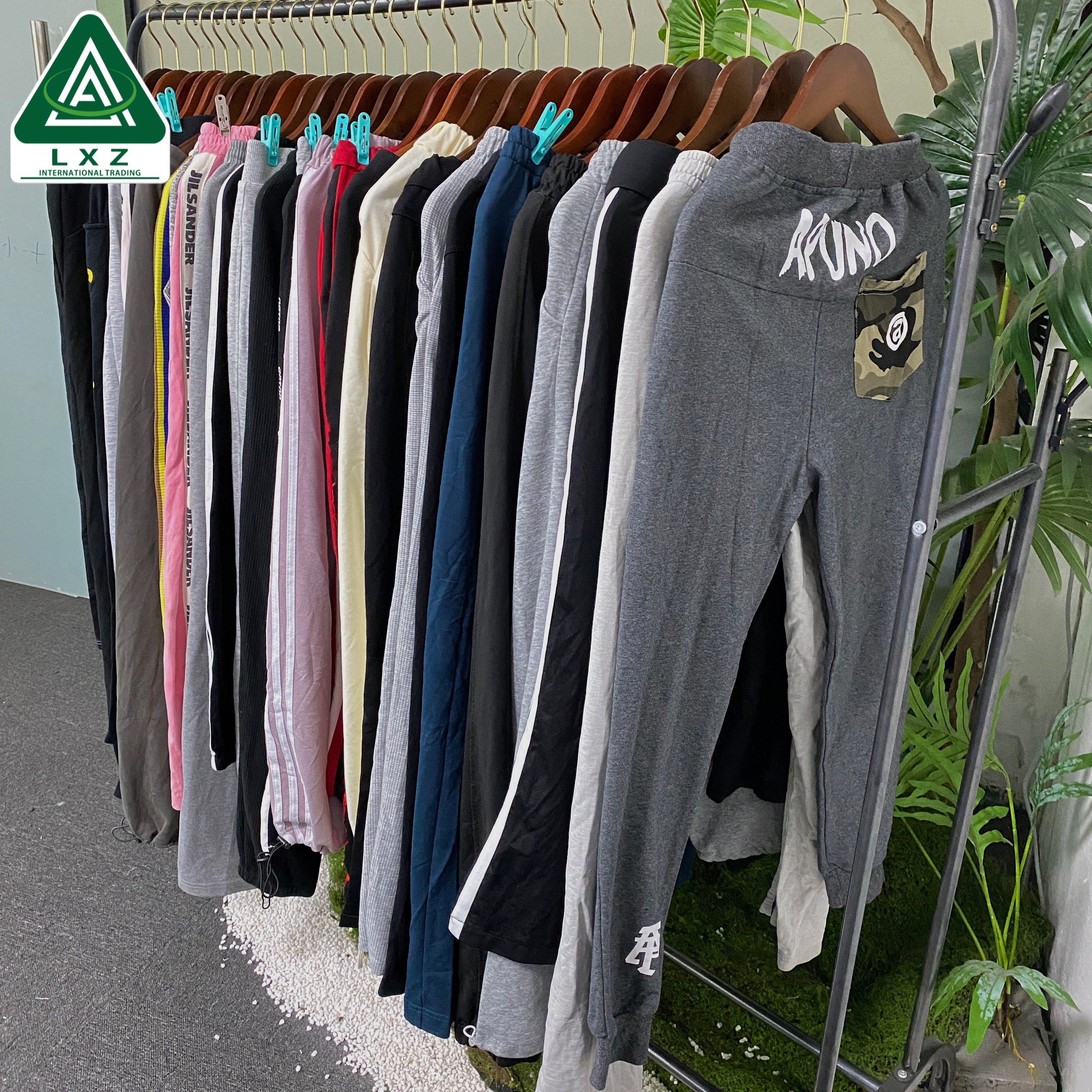 LXZ Cotton Sport Pants Second Hand Clothes Bales From China Bales Used Clothes Branded