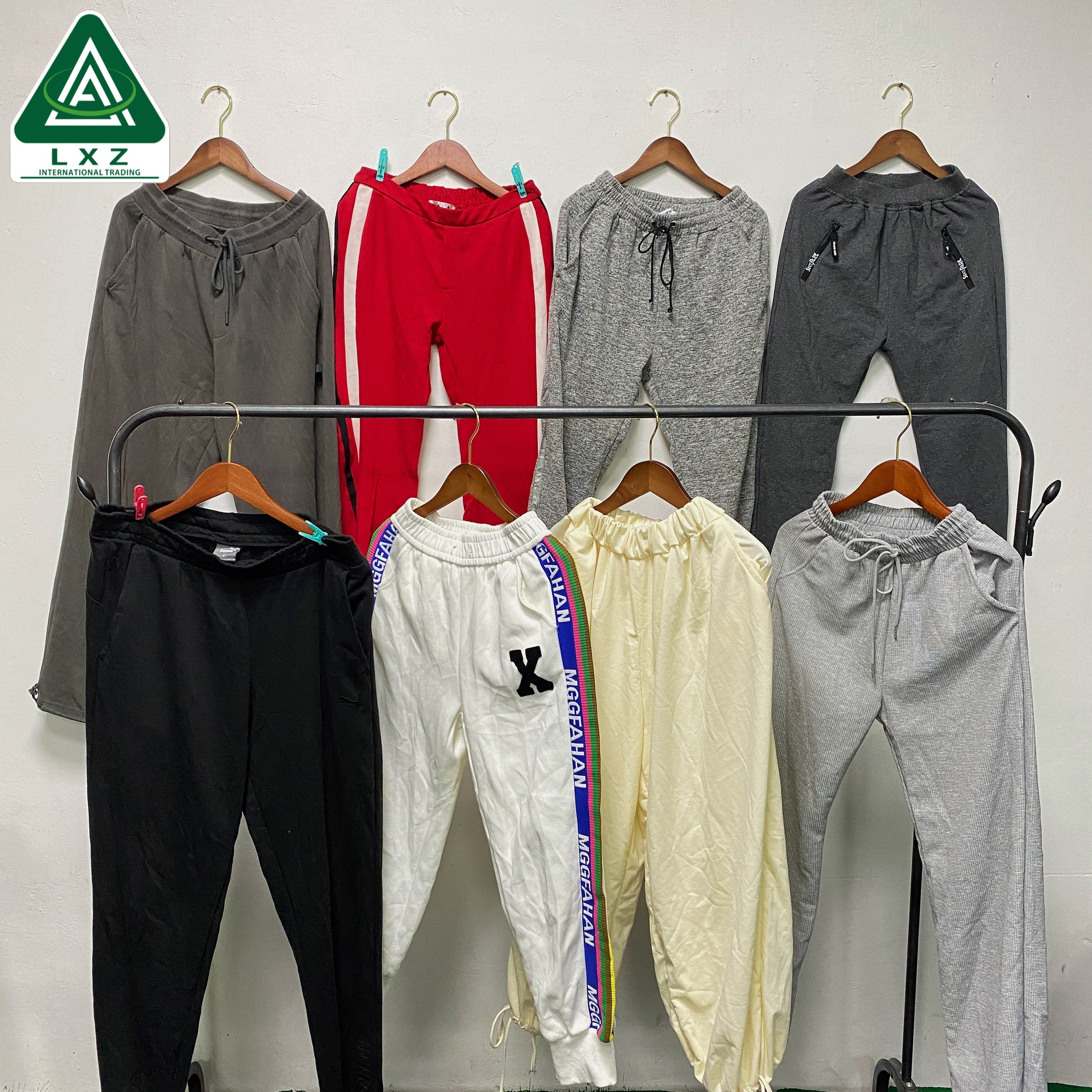 LXZ Cotton Sport Pants Second Hand Clothes Bales From China Bales Used Clothes Branded