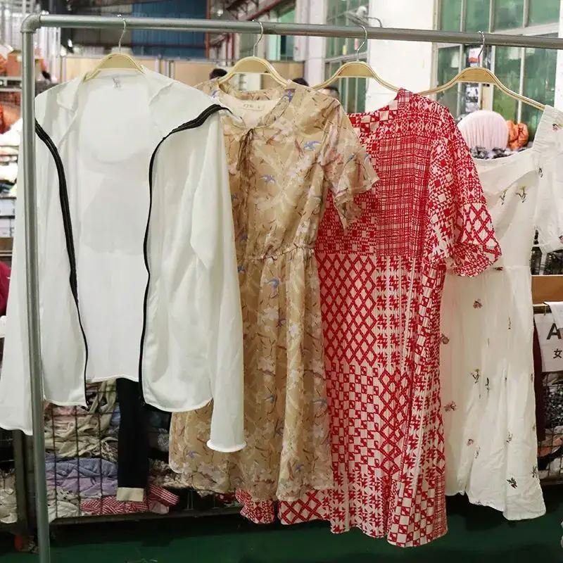SY 2024 LOW MOQ wholesale Cheap womens clothes bulk clothing shipping shop wholesale clothing tops dress Used Clothes