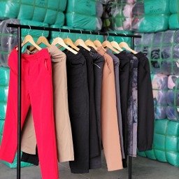 Korea Factory Direct Secondhand Brand Clothing Fashion Quality Cotton Mixed Used Clothes Leggings For Women