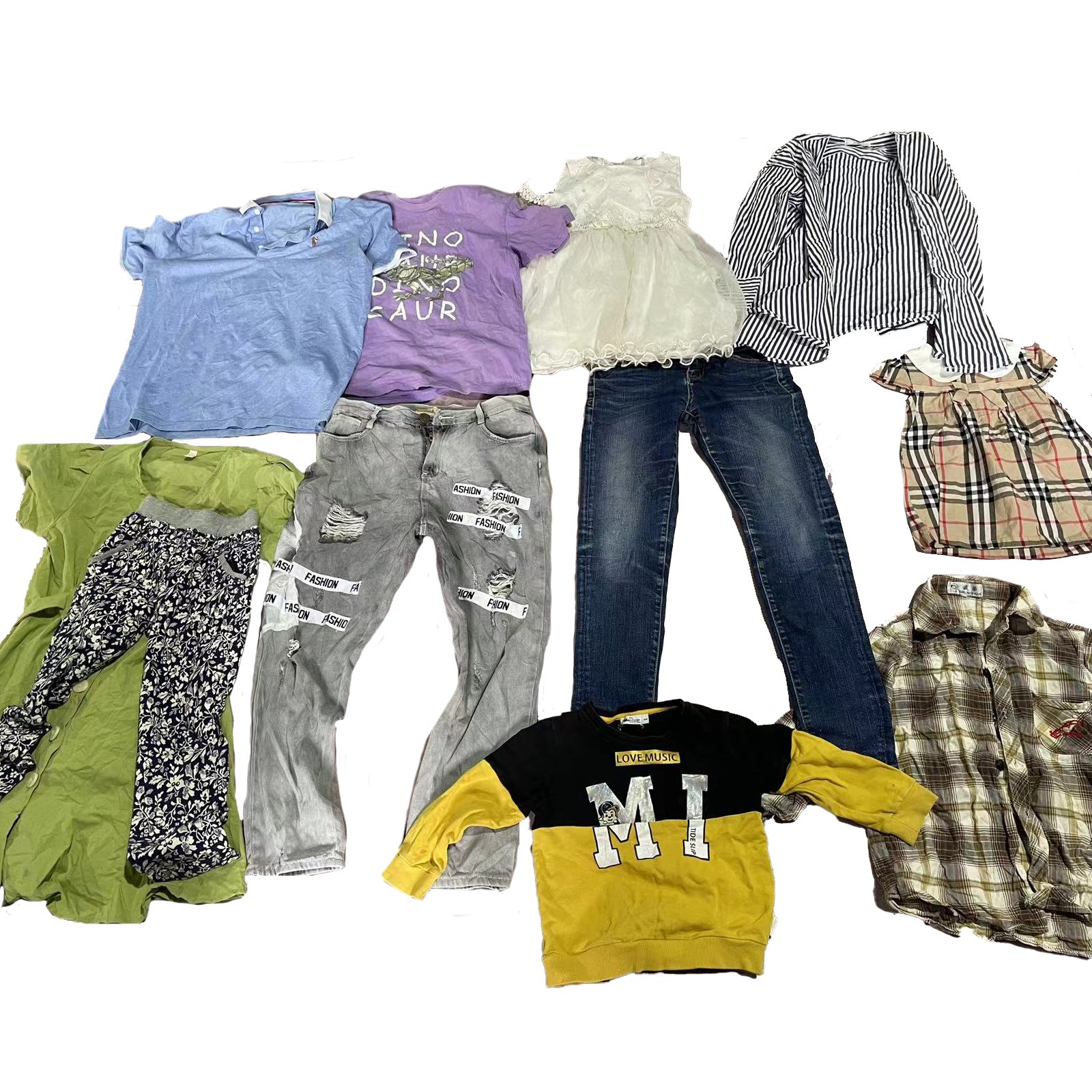 Ukay Bundle Supplier Korea Thrift Branded Summer Clothes Bales Hot Sell Tops Brand Used Clothes Second Hand