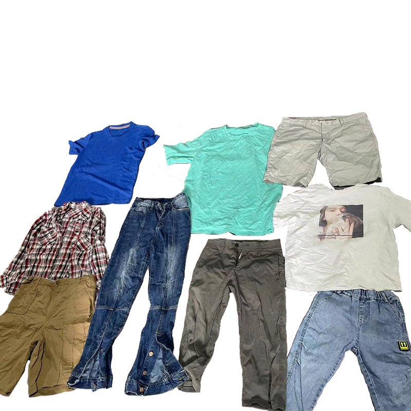 Used Clothes Second Hand Clothing Clean 95% Wholesale thrift clothes for summer and winter