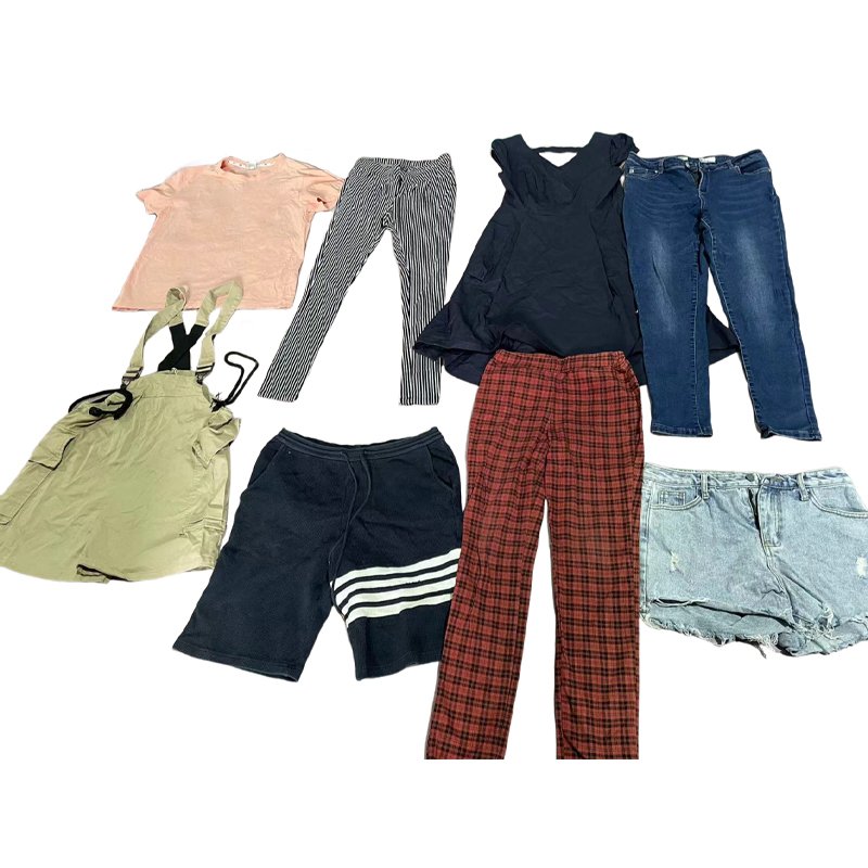 Used Clothes Second Hand Clothing Clean 95% Wholesale thrift clothes for summer and winter