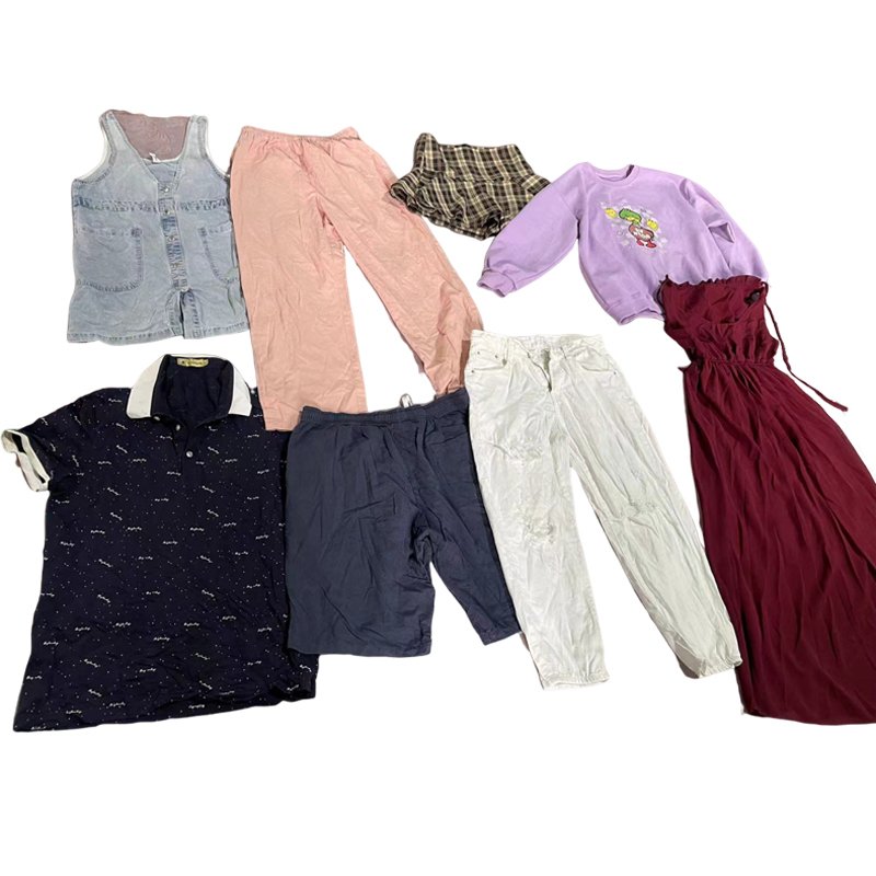 Used Clothes Second Hand Clothing Clean 95% Wholesale thrift clothes for summer and winter