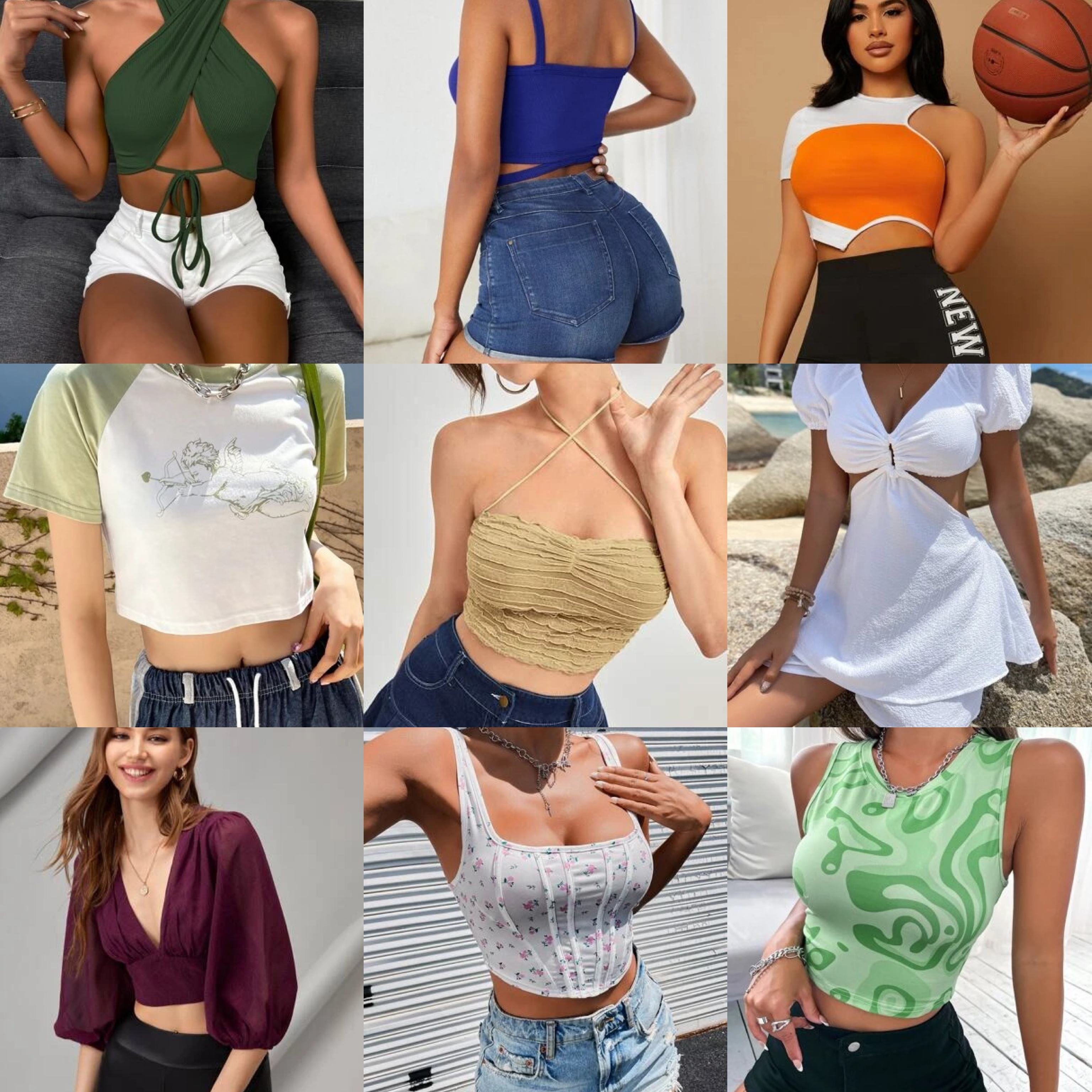 Women's dresses ropa Wholesale Pacas De Ropa Branded Women Dress Tops T-shirt Clothes bale