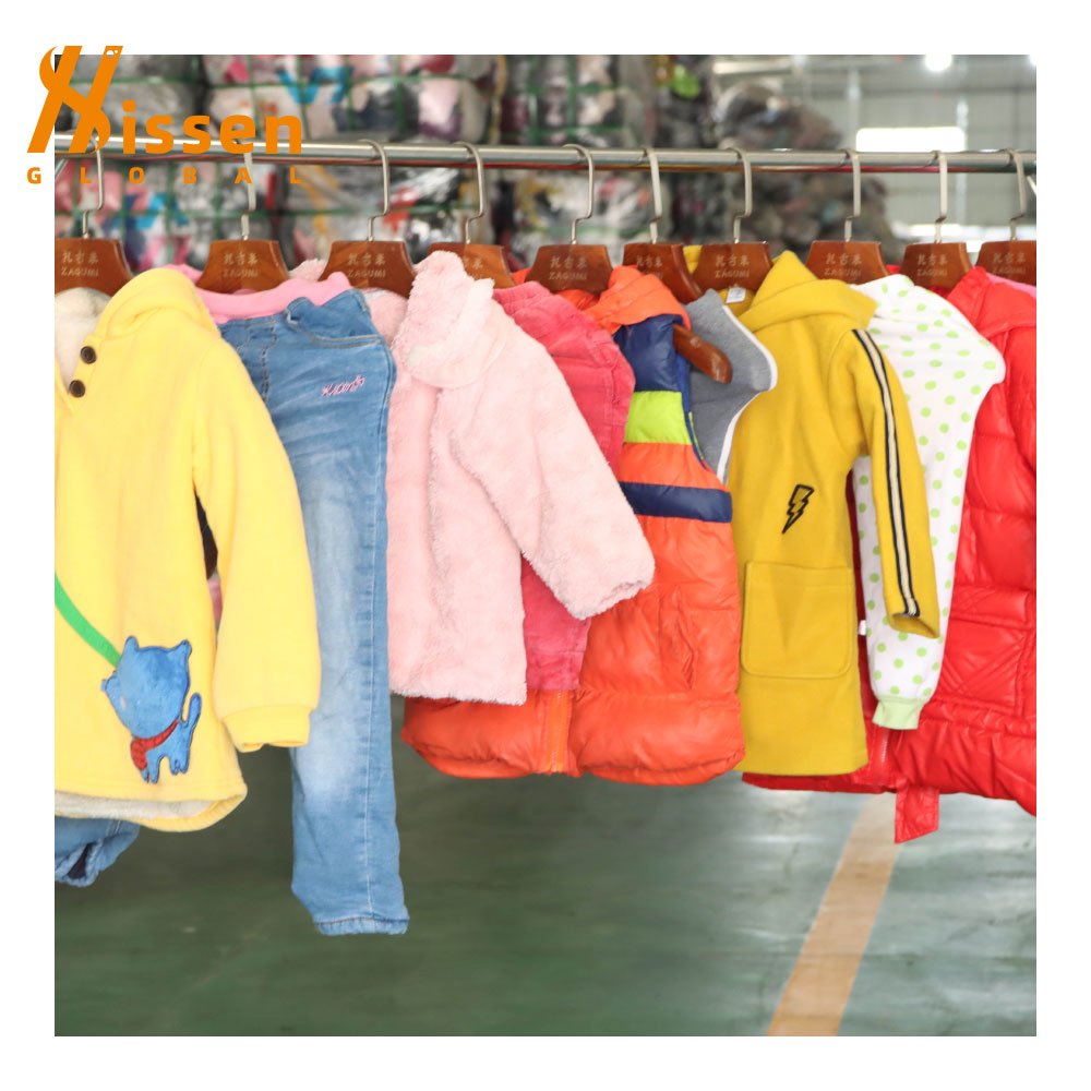 Usede Premium Summer Kid Handpicked Vintage Unsorted Clothing Sale High Quality Luxury Used Winter Clothes