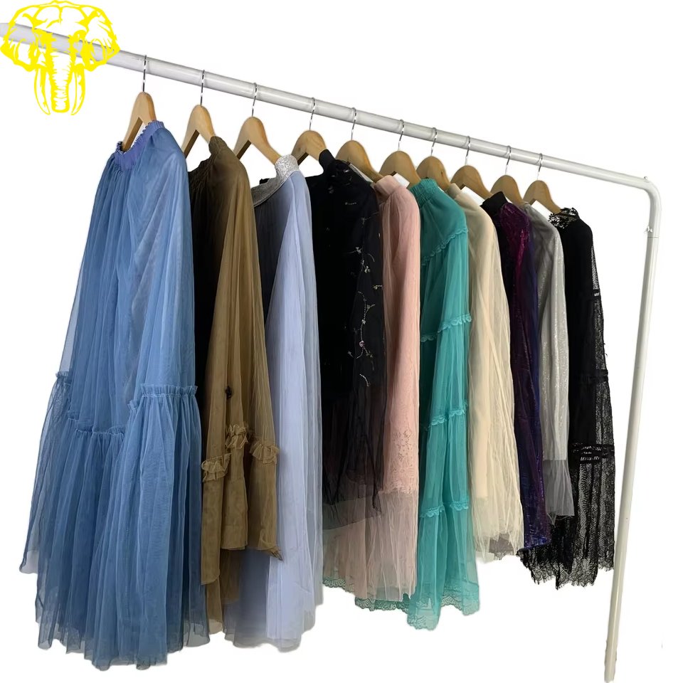 Premium Quality Plus Size Women's Tulle Skirt Mini Used Clothes Wholesale 45kg MOQ Clean Colorful Condition Mix Size for Adults