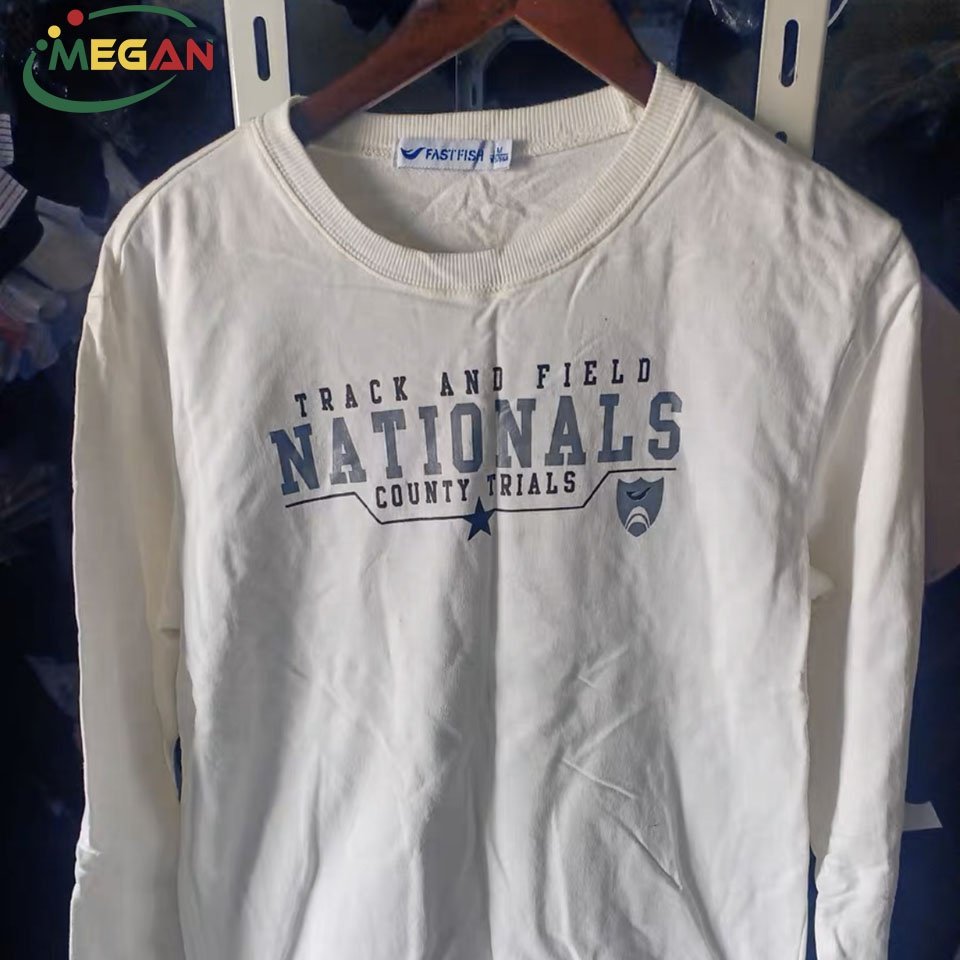 Megan High Discount Bales Cotton Used Clothes Bundle Light Printing Men's Used Hoodies