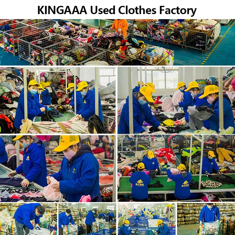 KINGAAA cardigan sweaters thick short branded used clothes high quality branded second hand clothes pack de ropa usada mixta