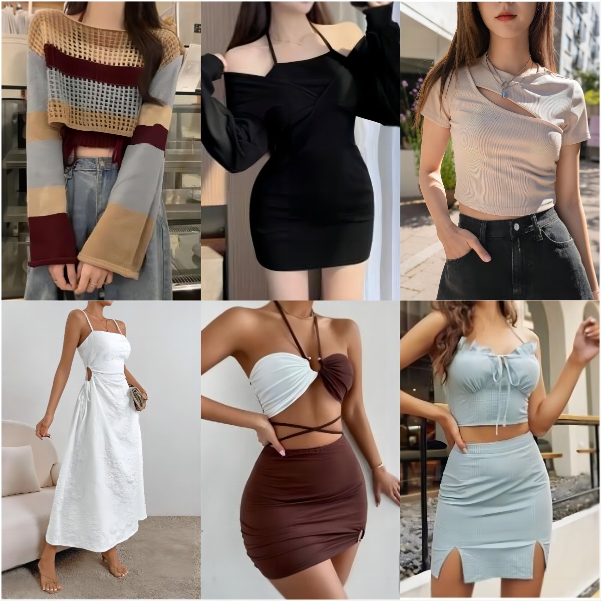 Branded Clothes Women's Mix Style Stock Dresses T-shirts ropa mujer Small Shirts Pants Skirts Used Clothes