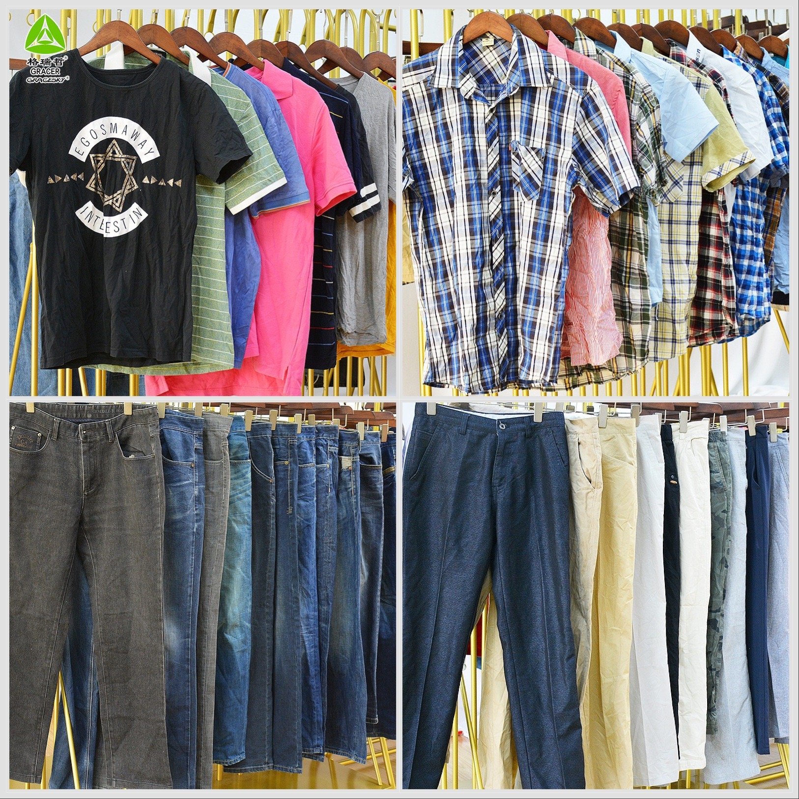 A Grade Second Hand Clothes Wholesale Bulk Mixed Used Clothes Bales